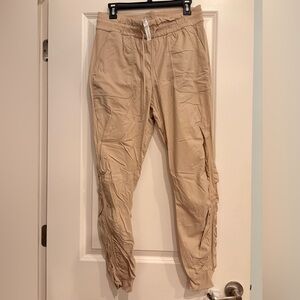 lululemon athletica Women's Tan Track Pants
